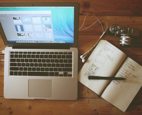 Verkaufstraining digitales Zeitalter Laptop Notebook