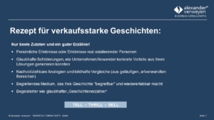 Story Telling im Verkauf
