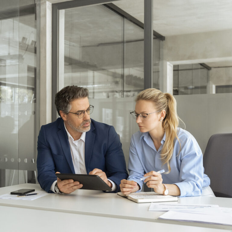 Kundenberatung mit Tablet Training