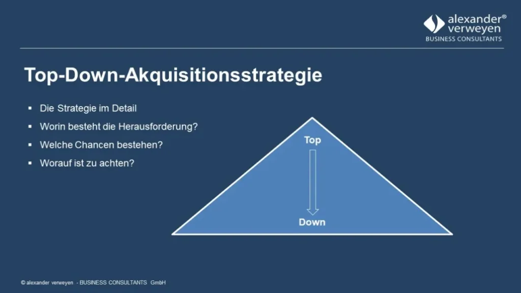 Top-Down-Akquisitionsstrategie